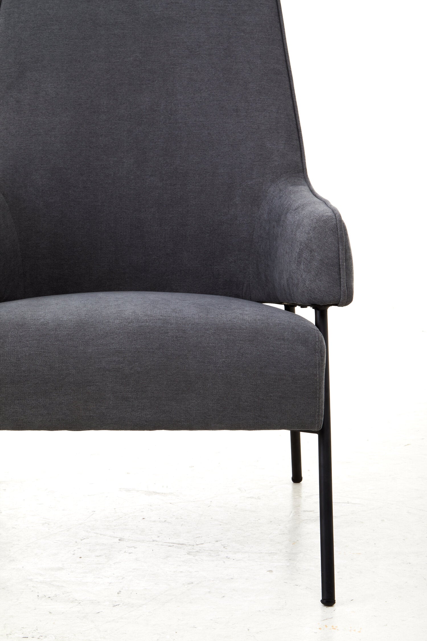 Henia Ash Velvet Chair
