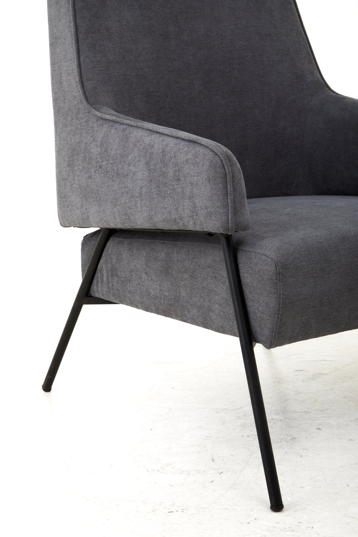 Henia Ash Velvet Chair