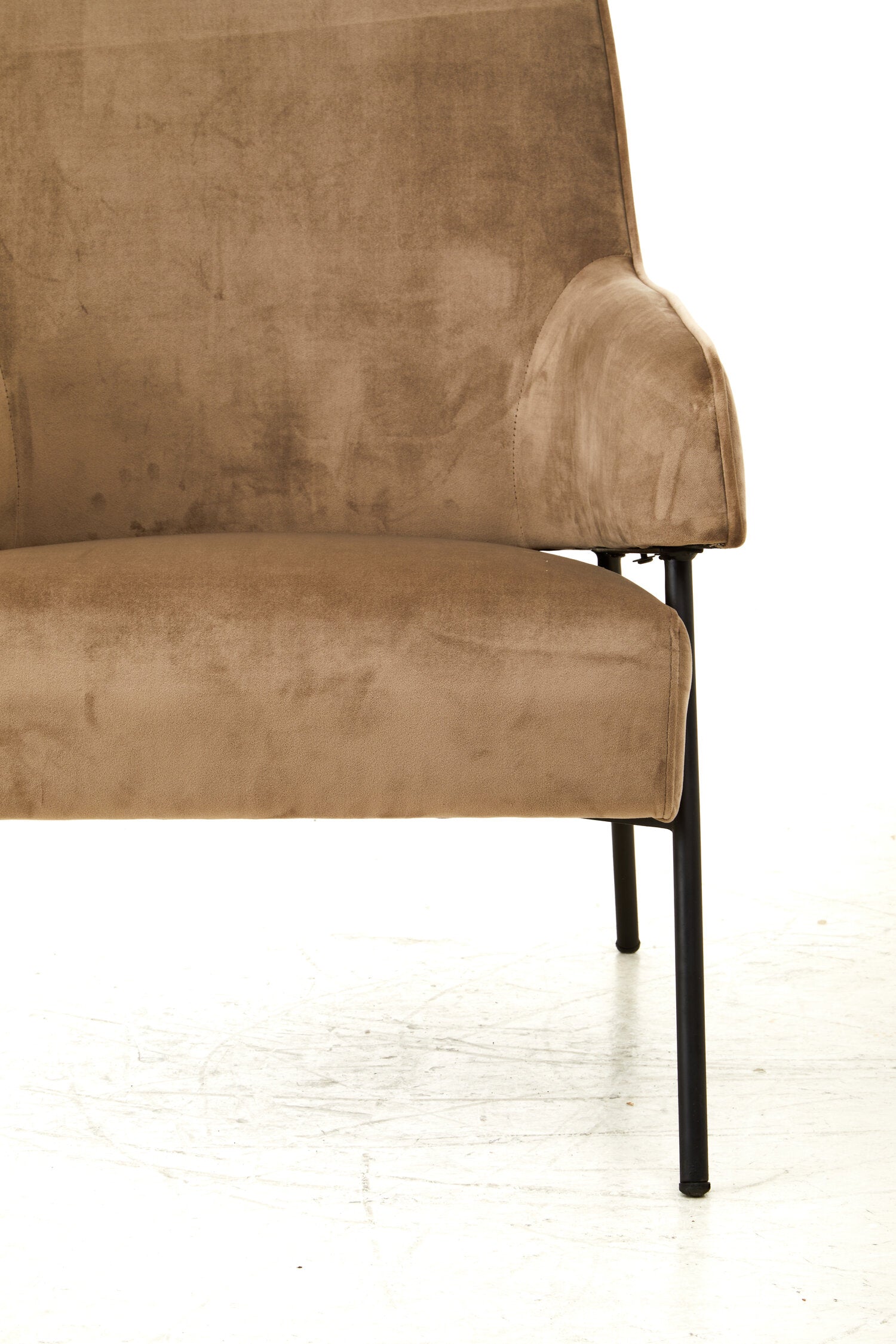 Henia Mink Velvet Chair