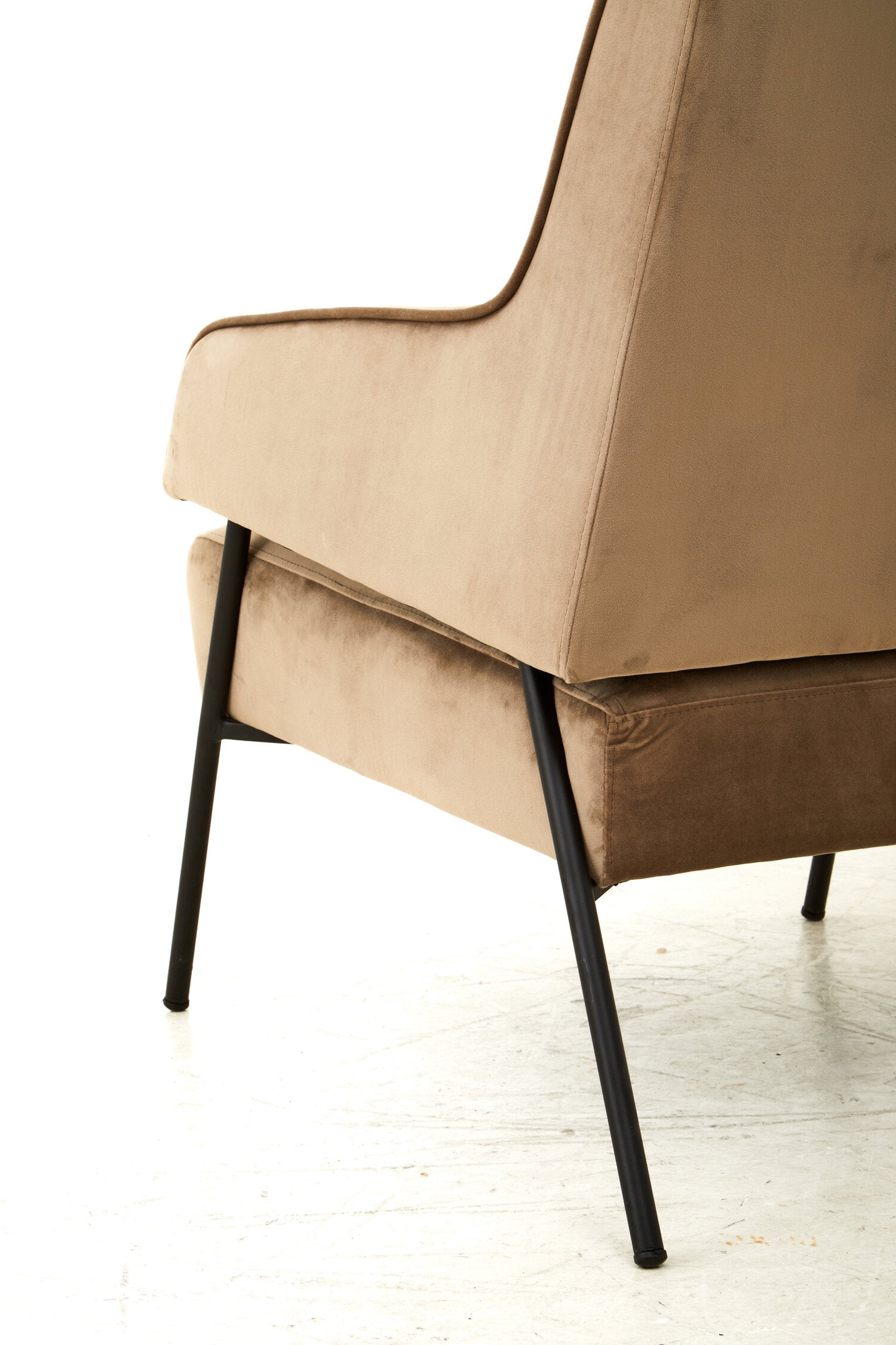 Henia Mink Velvet Chair
