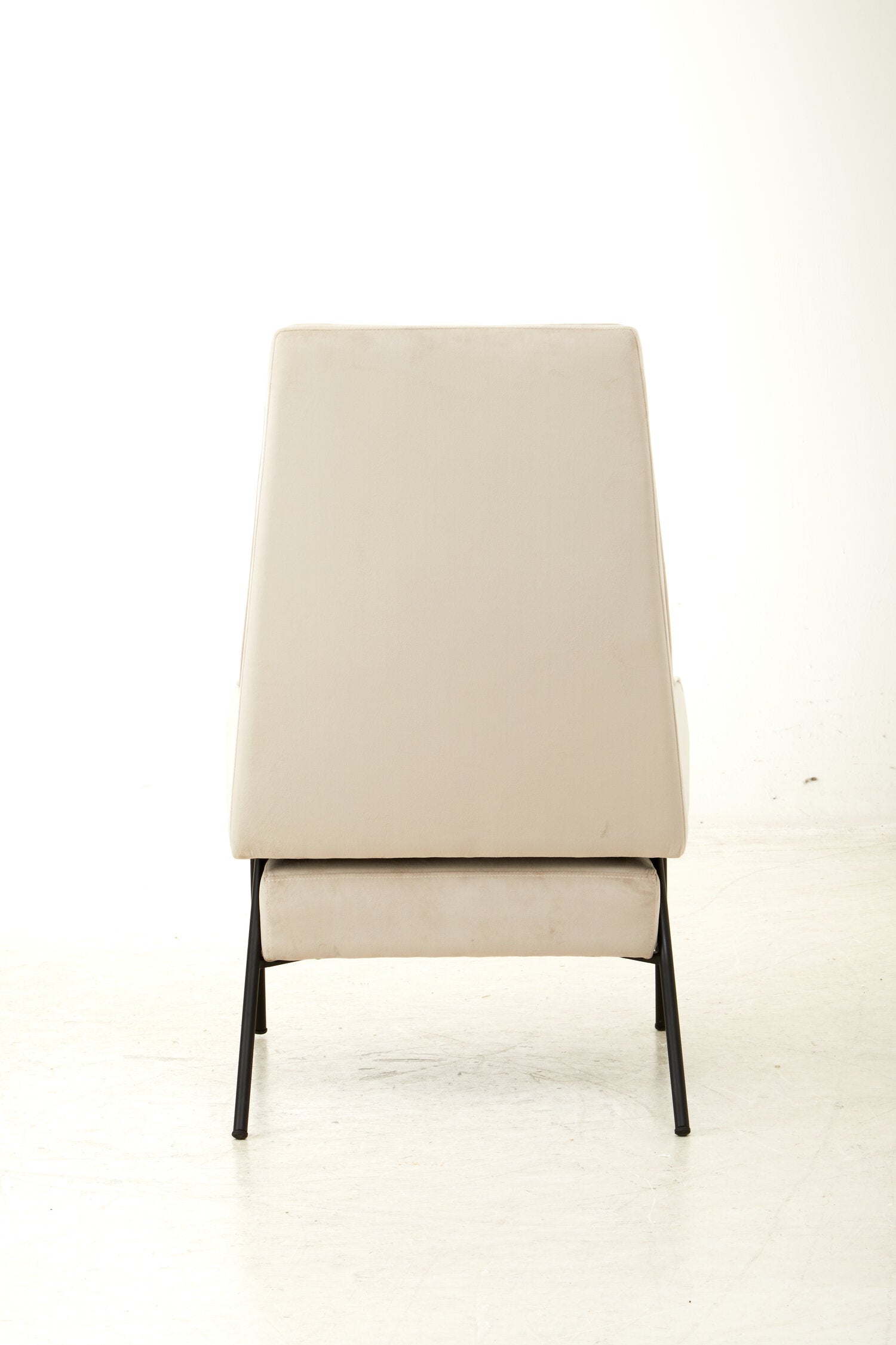 Henia Cream Velvet Chair