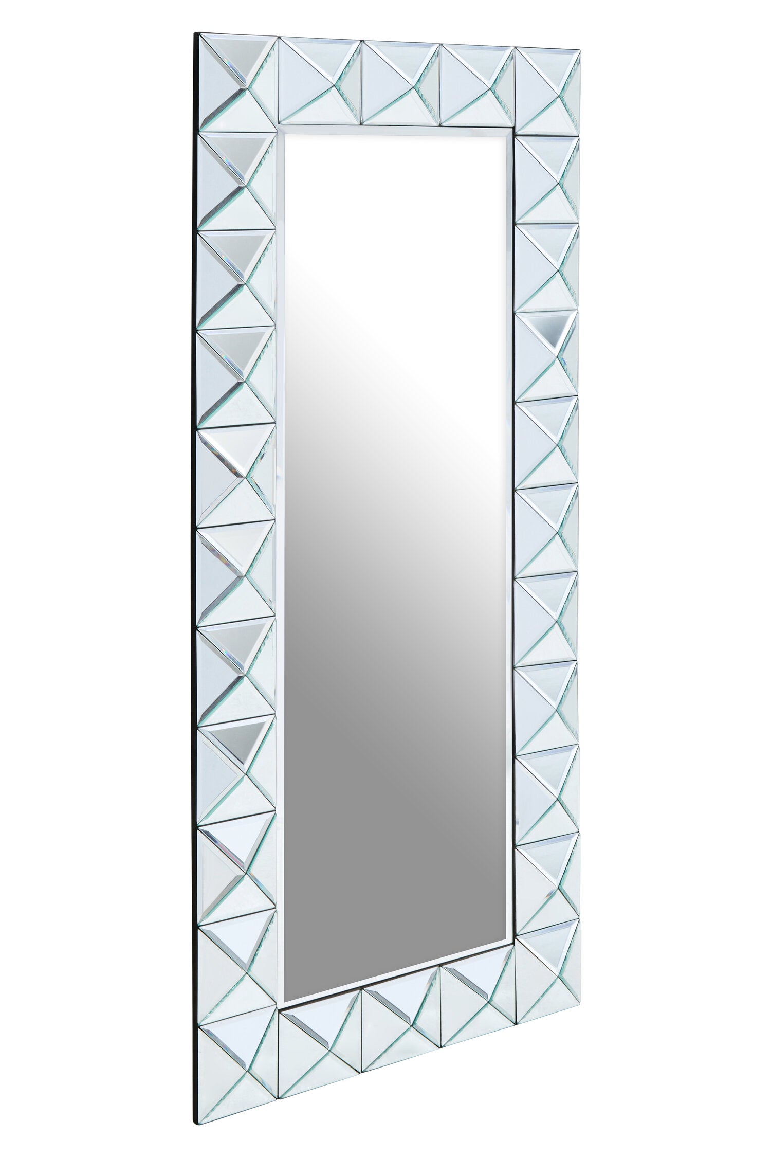 Yula Pyramid Edged Wall Mirror