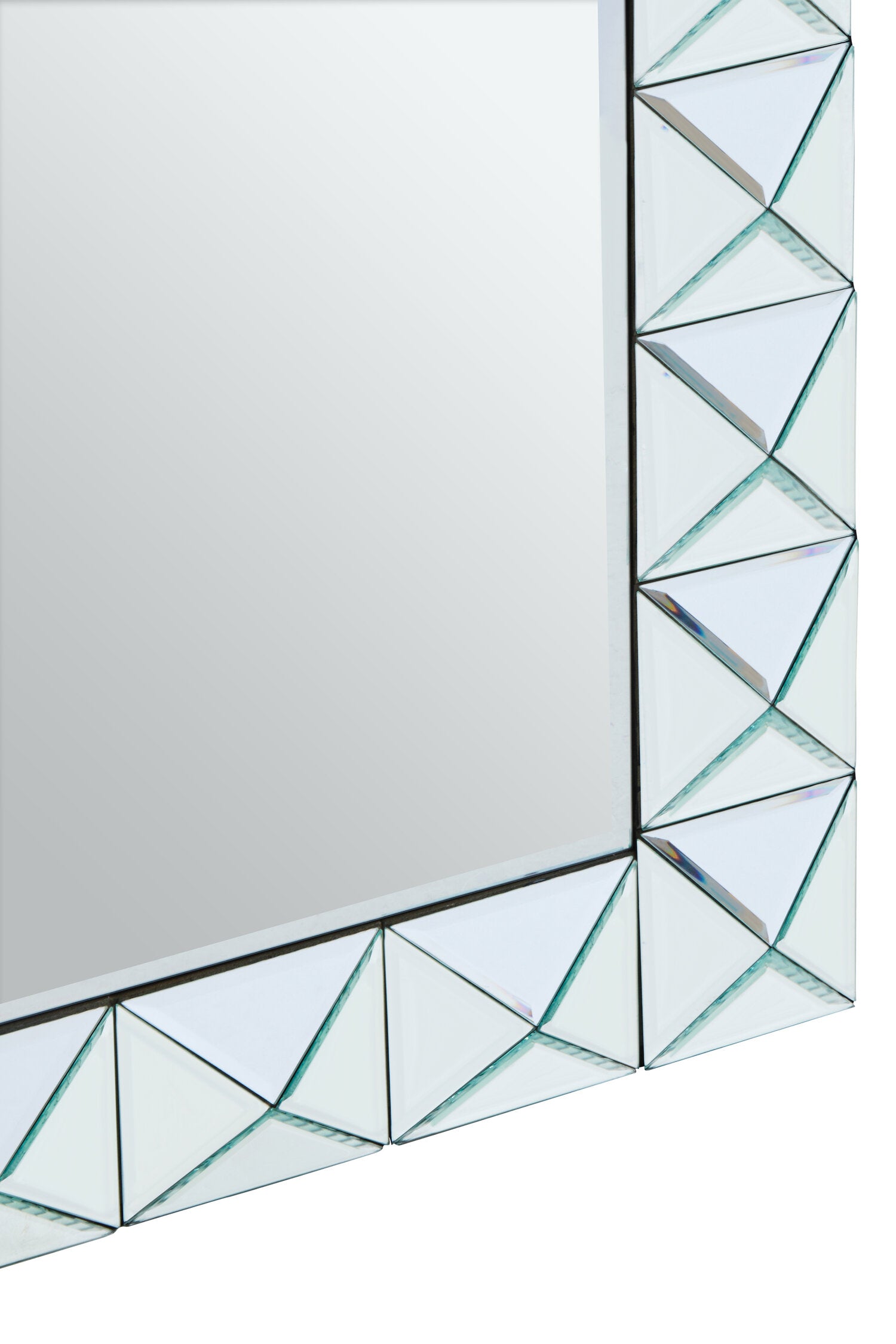 Yula Pyramid Edged Wall Mirror