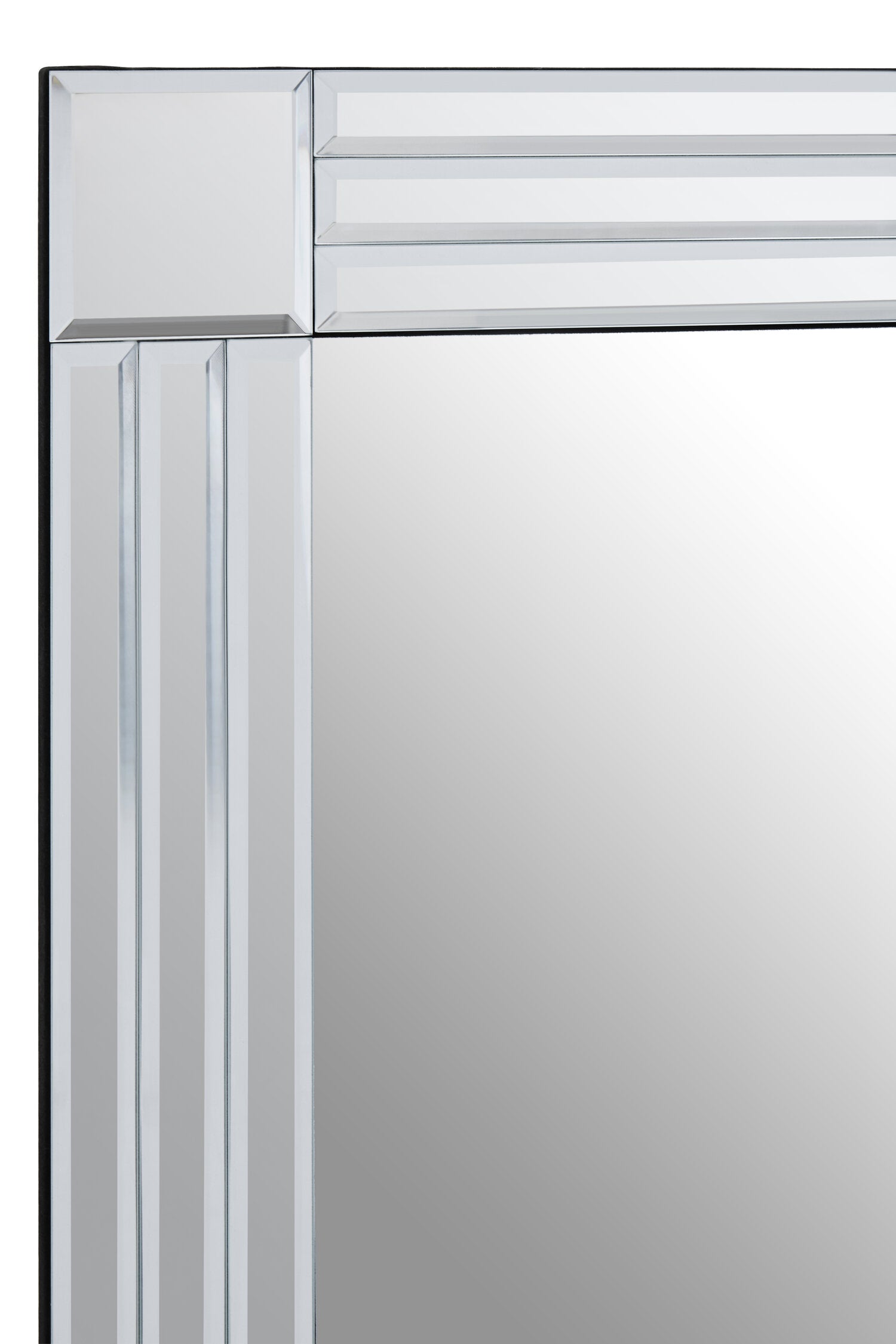 Sana Large Triple Bevelled Edge Wall Mirror