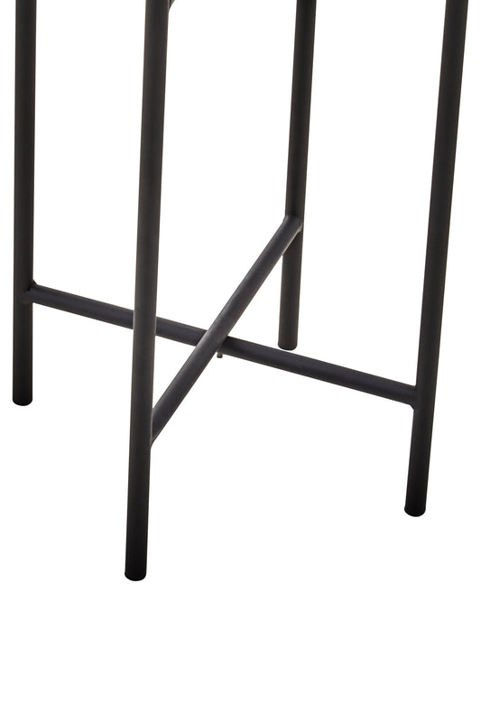 Trosa Large Grey And Black Floor Standing Planter