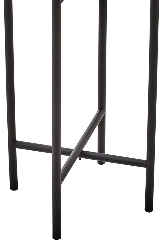 Trosa Small White And Black Floor Standing Planter
