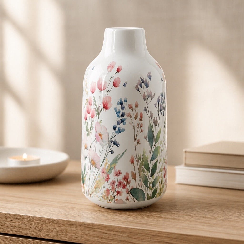 15 x 30 cm Floral Vase | Luxury Home Accessories | Heulog Glow