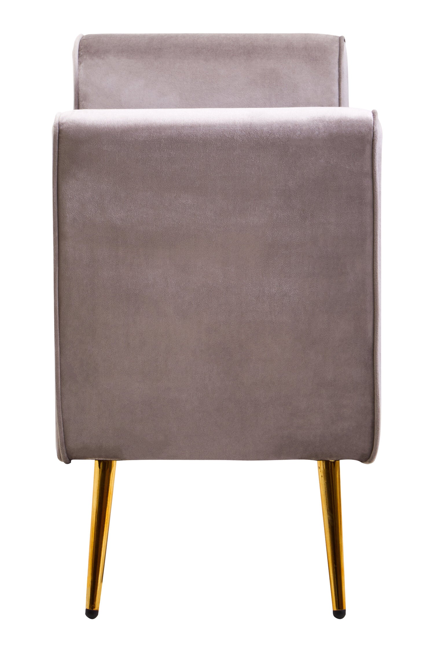 Loretta Mink Velvet Ottoman Storage Bench