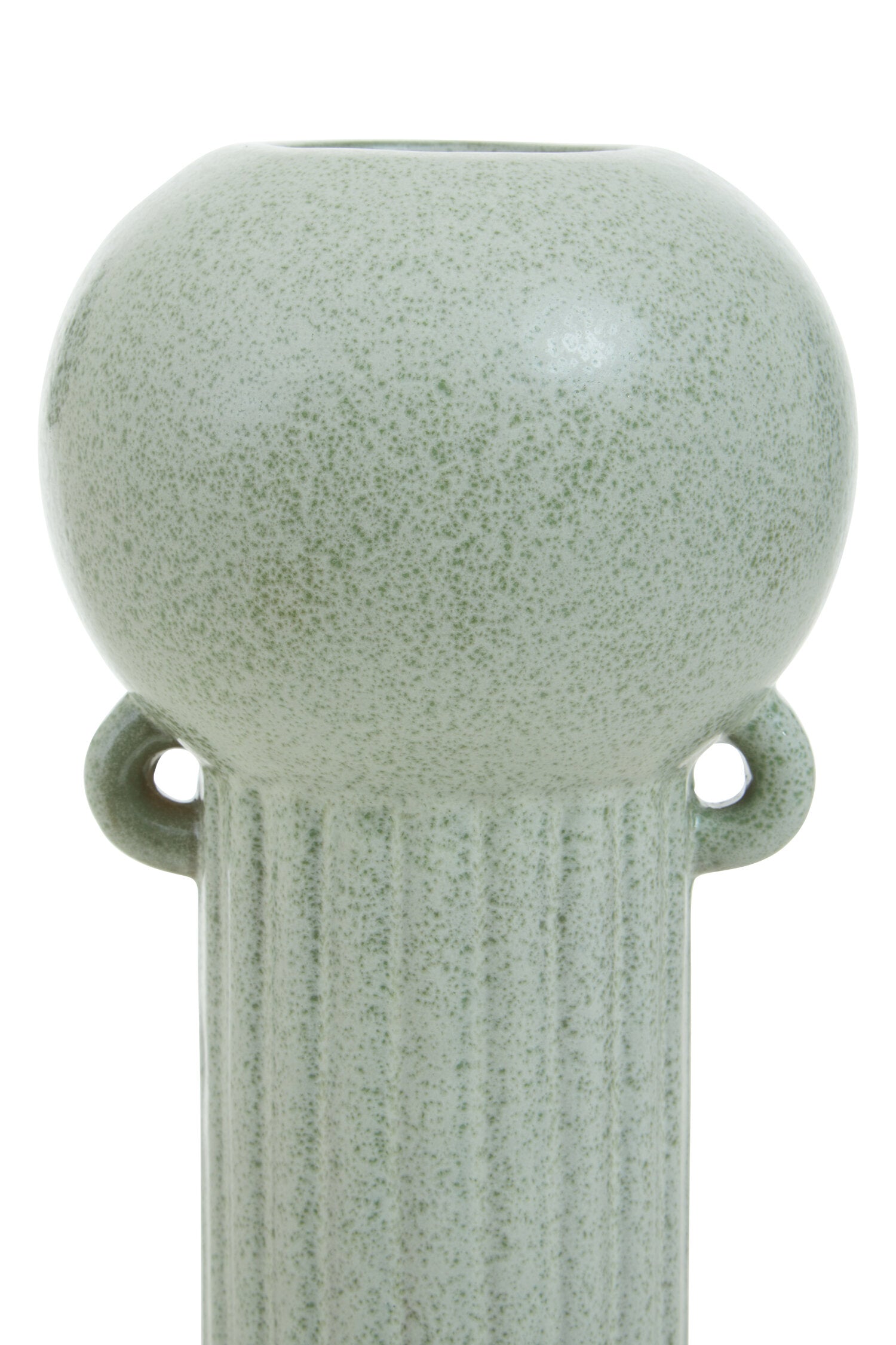 Calcita Large Speckled Green Vase