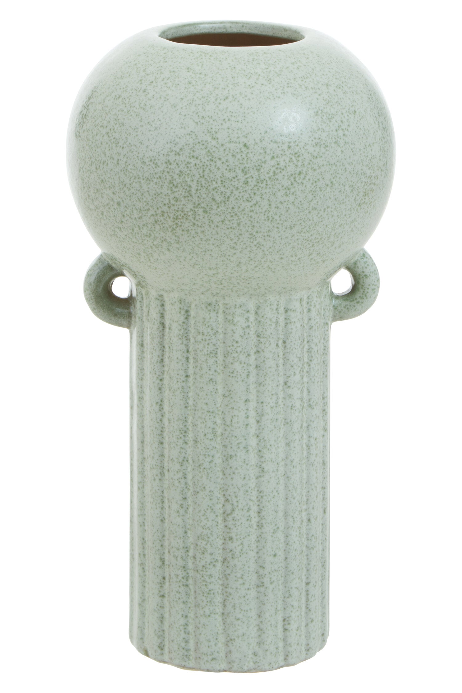 Calcita Large Speckled Green Vase