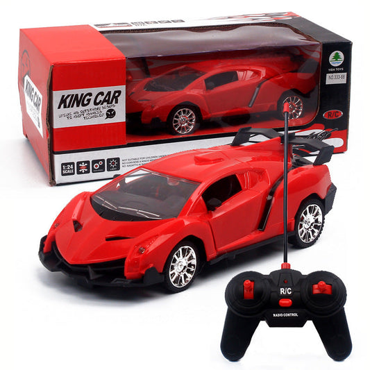 Four Way Double Door Remote Control Car Model Electric Toy Car