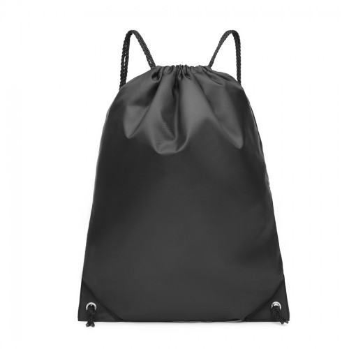 S2020 - Kono Polyester Drawstring Backpack - Black