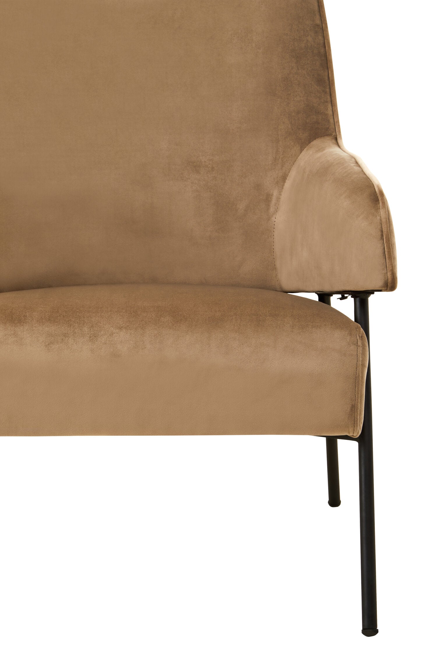 Henia Mink Velvet Chair