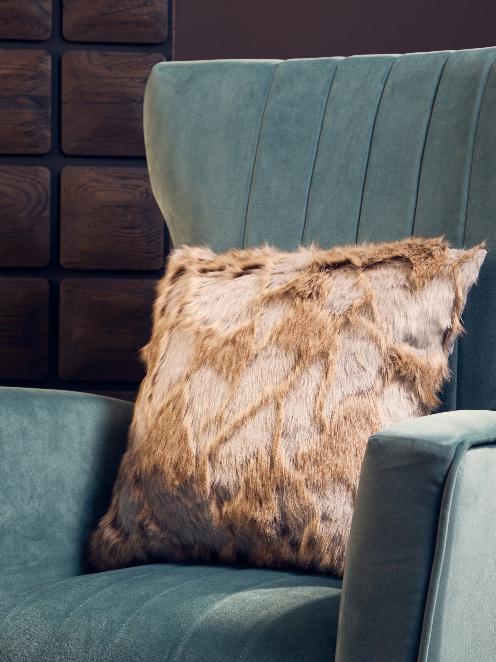 Zamora Green Velvet Accent Chair With Gold Finish Legs