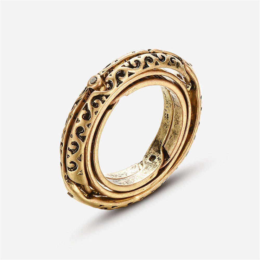 16th Century Flip Astronomical Ball Ring | Luxury Home Accessories | Heulog Glow