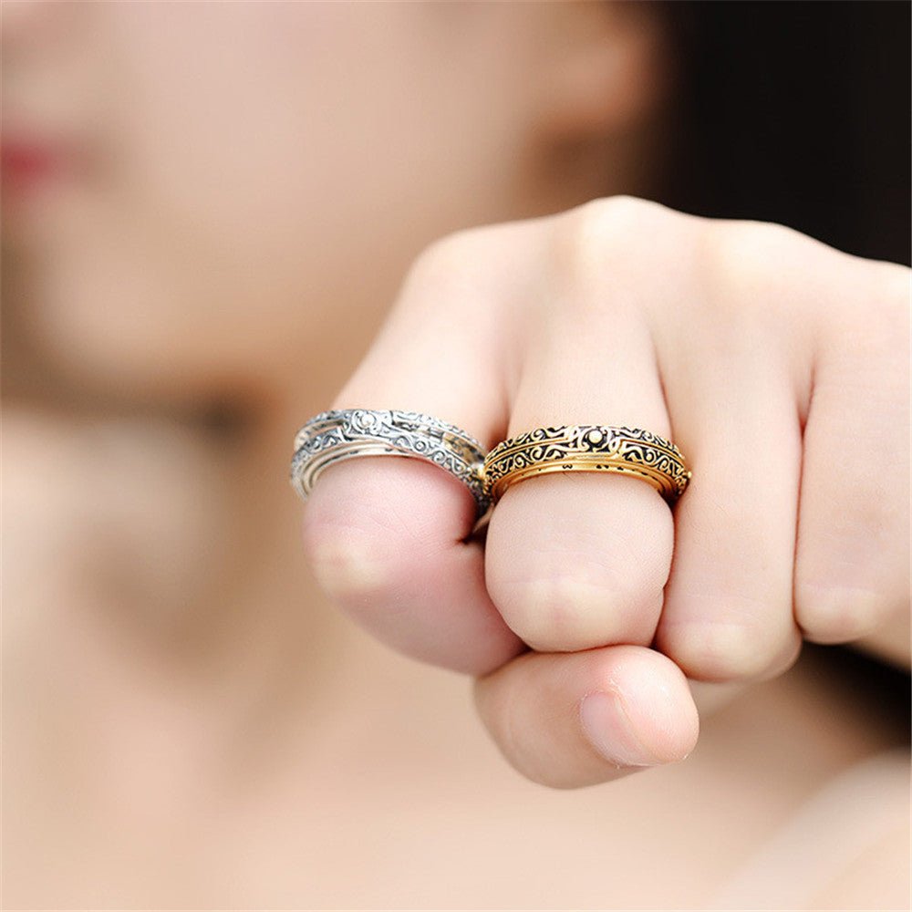 16th Century Flip Astronomical Ball Ring | Luxury Home Accessories | Heulog Glow