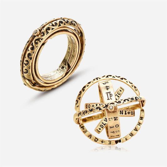 16th Century Flip Astronomical Ball Ring | Luxury Home Accessories | Heulog Glow