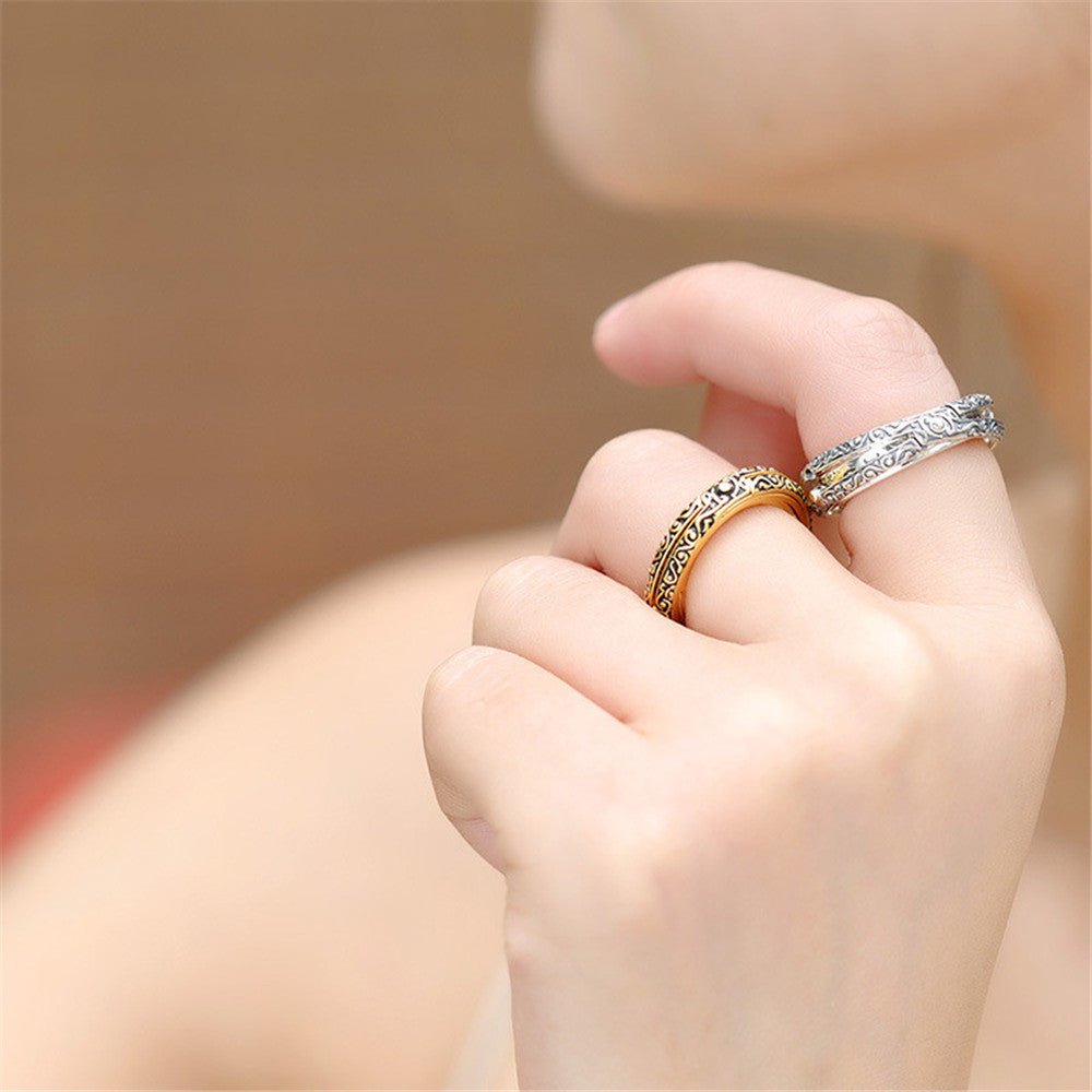 16th Century Flip Astronomical Ball Ring | Luxury Home Accessories | Heulog Glow