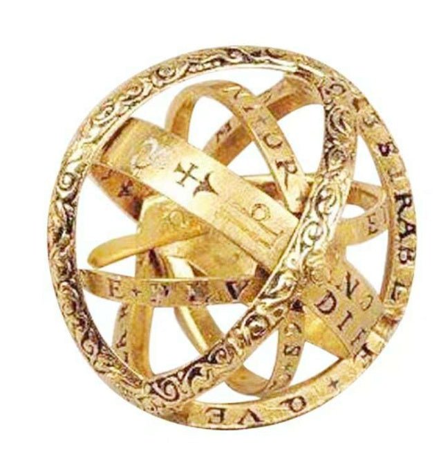 16th Century Flip Astronomical Ball Ring | Luxury Home Accessories | Heulog Glow