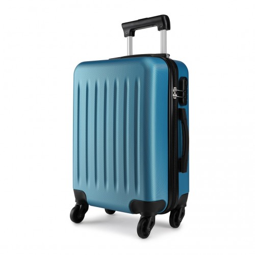 K1872L - Kono 28 Inch ABS Hard Shell Luggage 4 Wheel Spinner Suitcase - Navy
