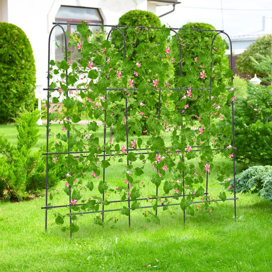 180 x 180 cm U-Shaped Garden Arched Trellis for Climbing Plants