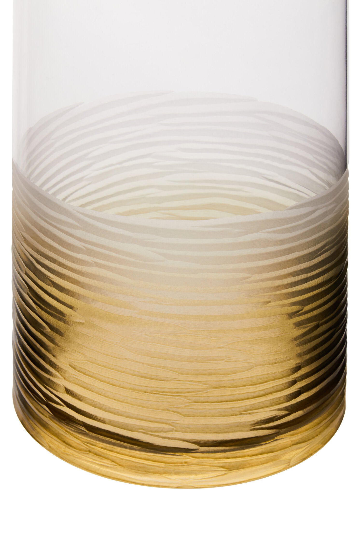 Caila Large Textured  Ombre Glass Vase