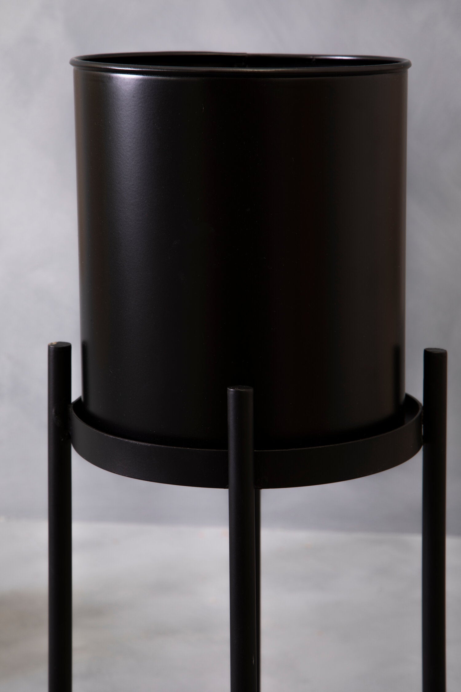 Asher Two Tier Black Plant Stand