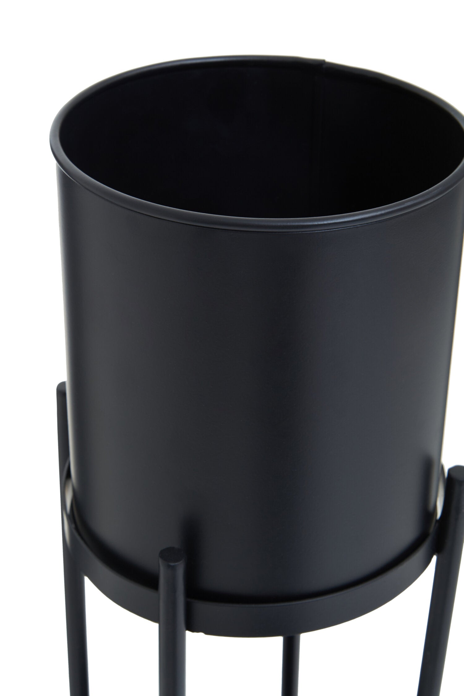 Asher Two Tier Black Plant Stand