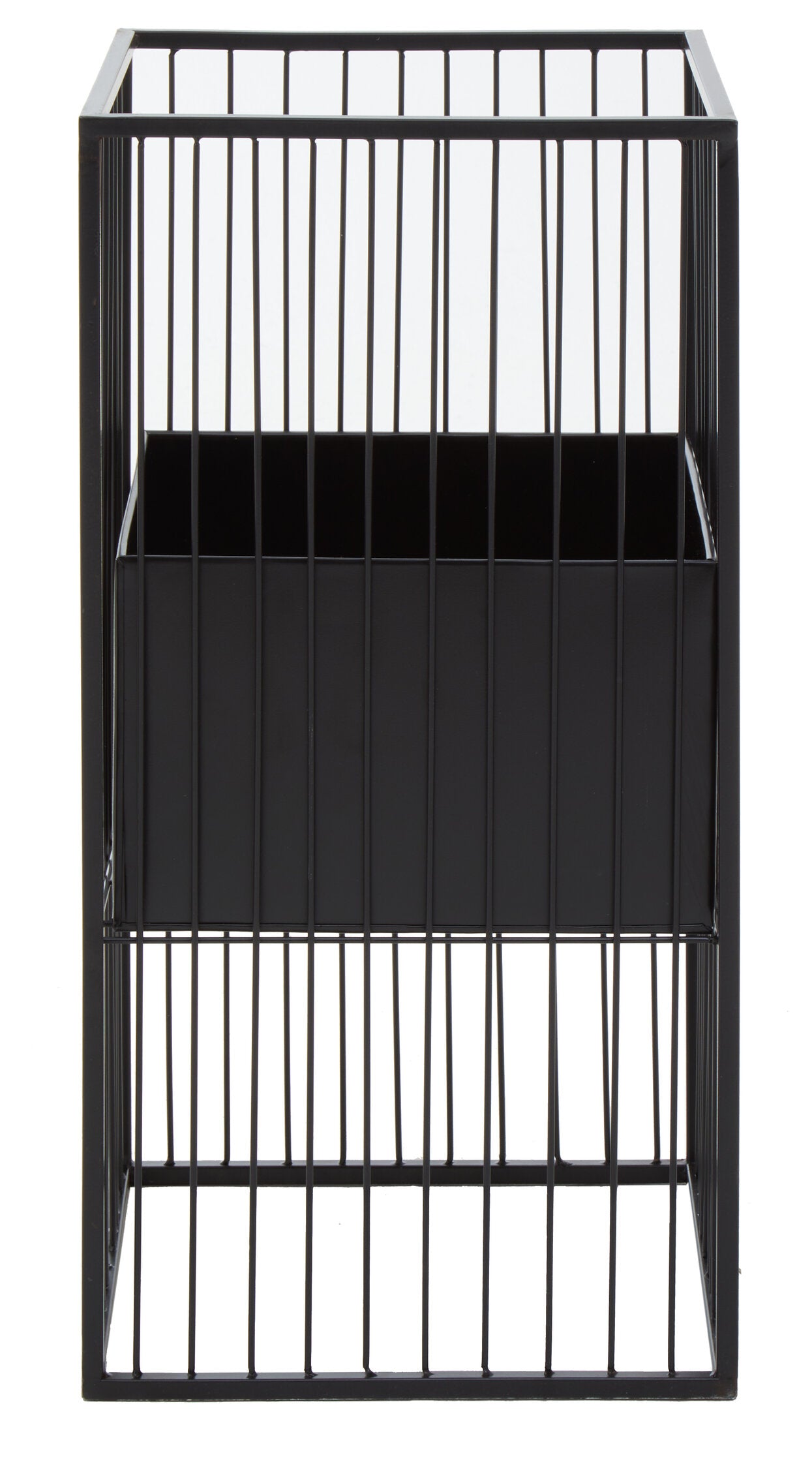 Alden Black Floor Standing Planter