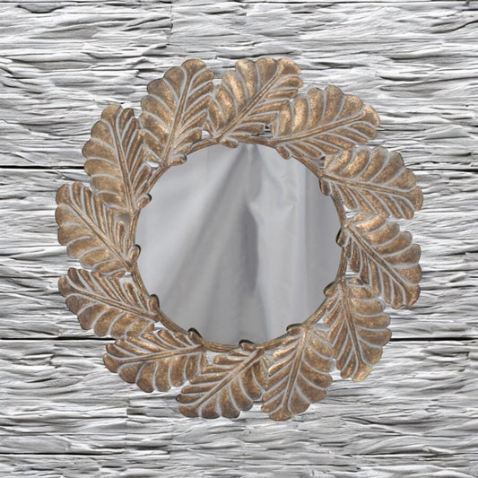 68CM ROUND METAL MIRROR