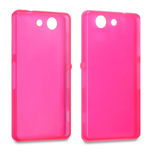 Qubits TPU Gel Hot Pink Case - For Sony Xperia Z3 Compact