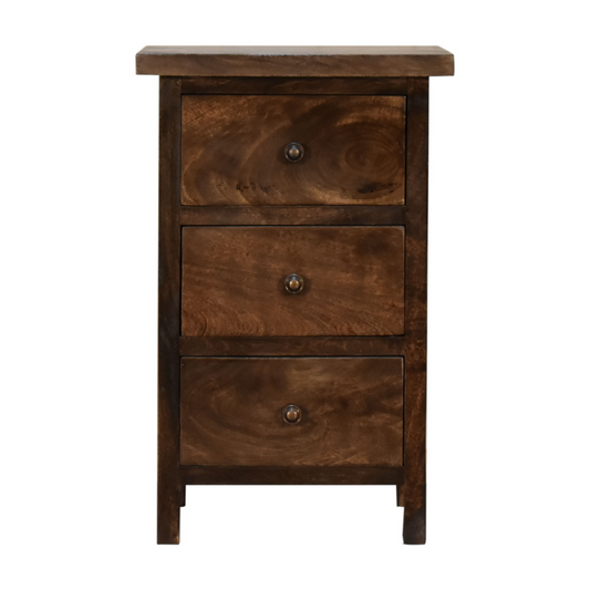 Artisan Furniture Solid Wood Mini Classic Grey Country Bedside