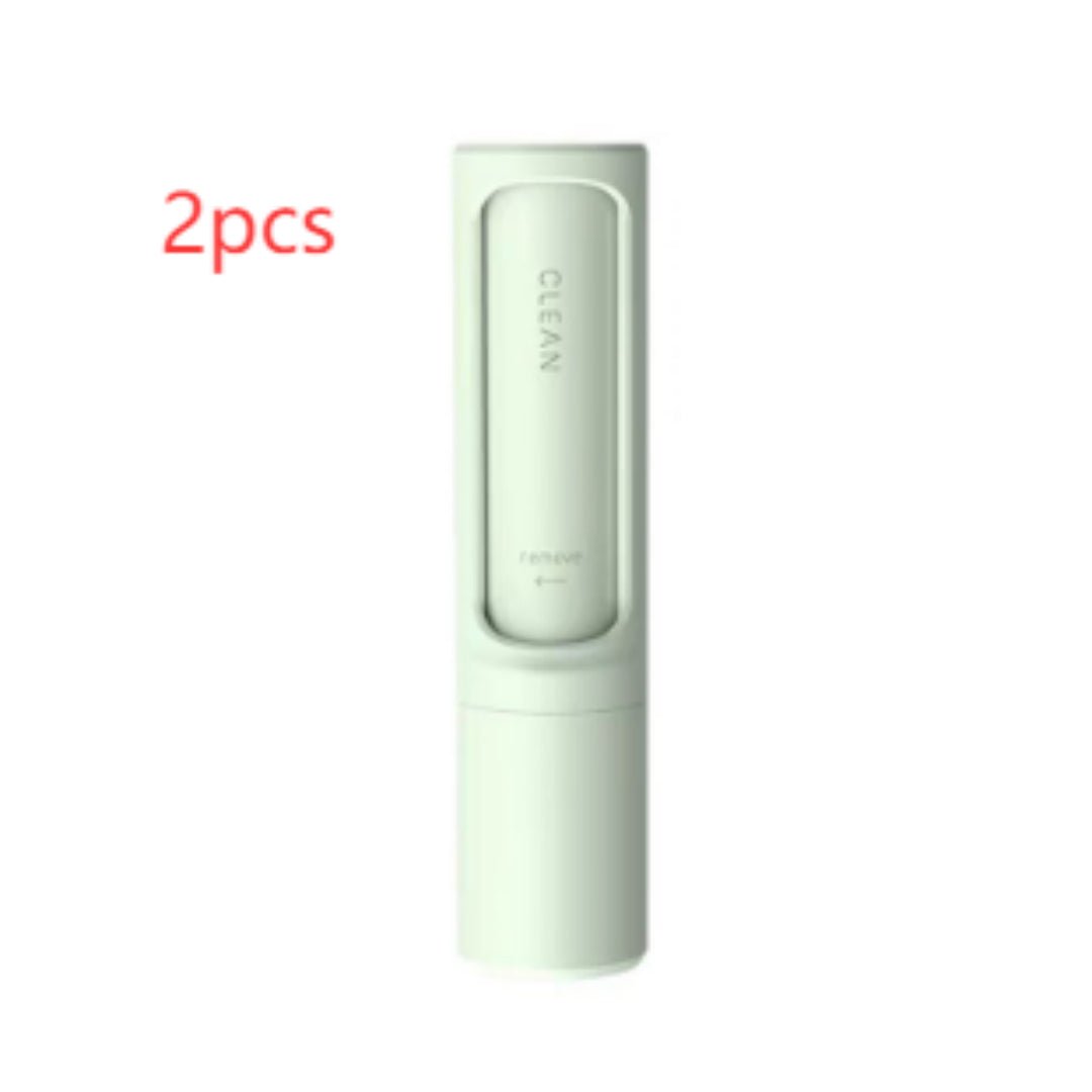 2-1 Reusable Pet Hair Remover Brush Lint Roller Portable Effective Self Cleaning Tool for Cat Dog Fur Hair Dust Removal Brush | Luxury Home Accessories | Heulog Glow