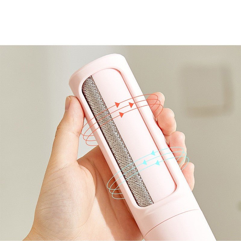 2-1 Reusable Pet Hair Remover Brush Lint Roller Portable Effective Self Cleaning Tool for Cat Dog Fur Hair Dust Removal Brush | Luxury Home Accessories | Heulog Glow