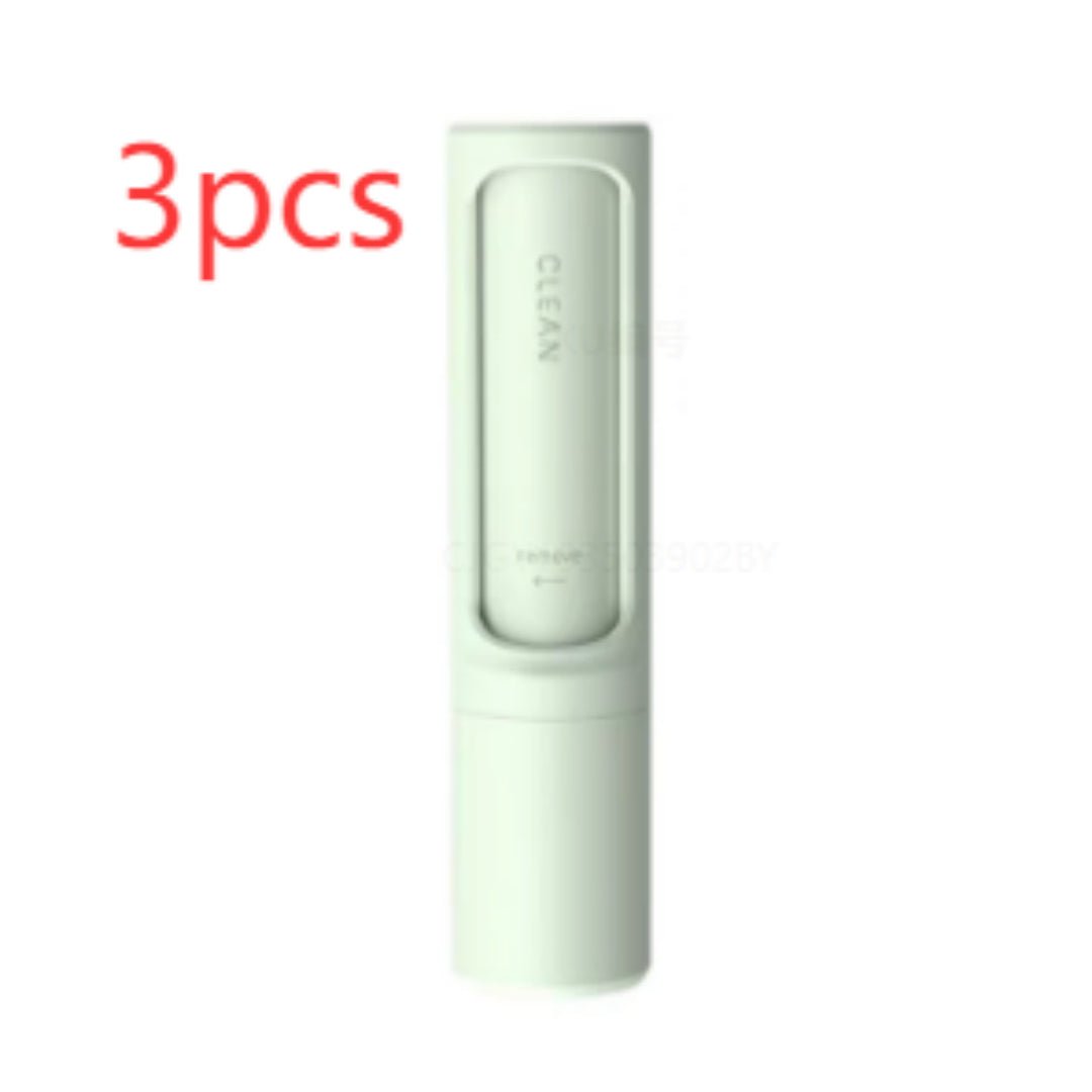 2-1 Reusable Pet Hair Remover Brush Lint Roller Portable Effective Self Cleaning Tool for Cat Dog Fur Hair Dust Removal Brush | Luxury Home Accessories | Heulog Glow