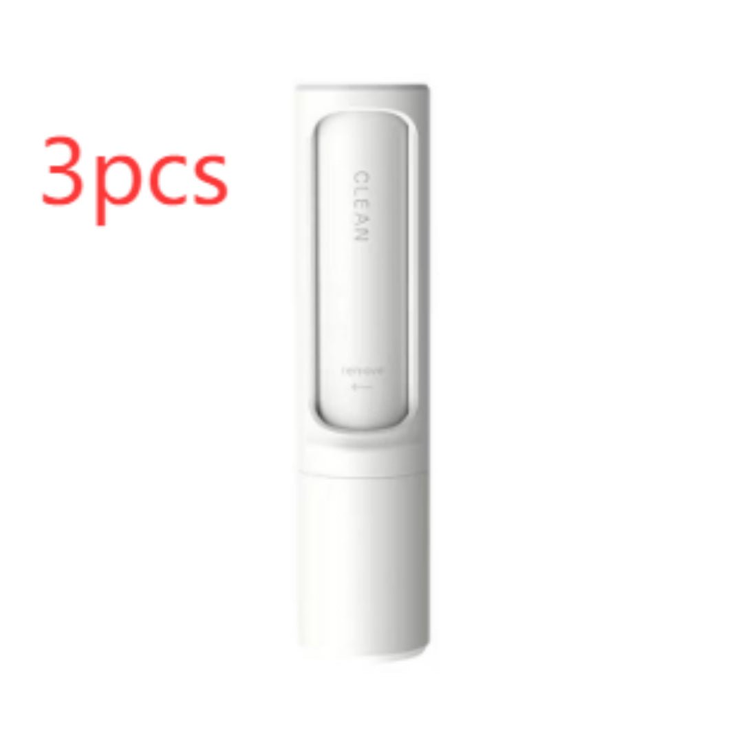 2-1 Reusable Pet Hair Remover Brush Lint Roller Portable Effective Self Cleaning Tool for Cat Dog Fur Hair Dust Removal Brush | Luxury Home Accessories | Heulog Glow