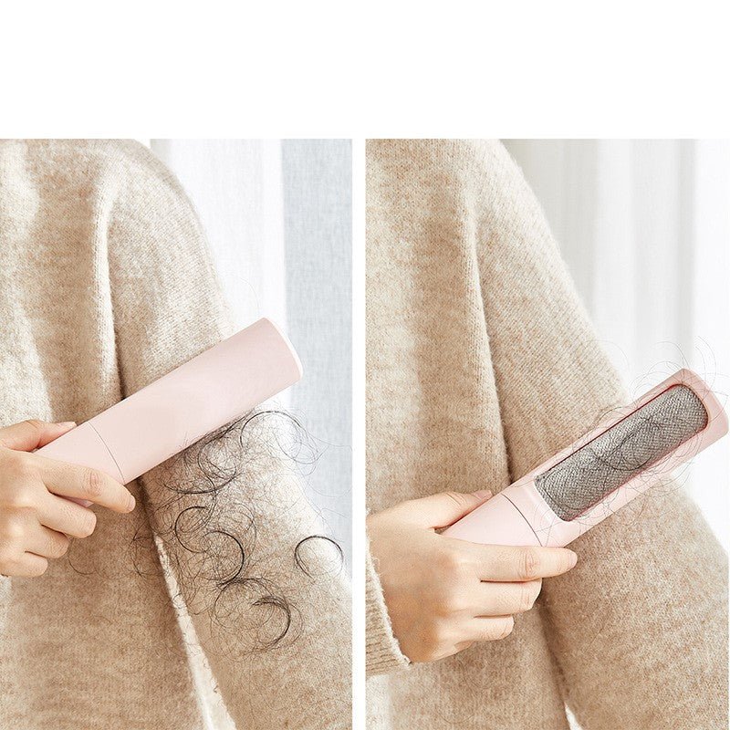 2-1 Reusable Pet Hair Remover Brush Lint Roller Portable Effective Self Cleaning Tool for Cat Dog Fur Hair Dust Removal Brush | Luxury Home Accessories | Heulog Glow