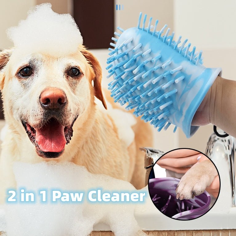 2 In 1 Dog Paw Cleaner Cup Soft Pet Dog Foot Cleaning Washer Brush Cup Portable Pet Foot Washer Paw Clean Brush Foot Cleaning Bucket Pet Products | Luxury Home Accessories | Heulog Glow
