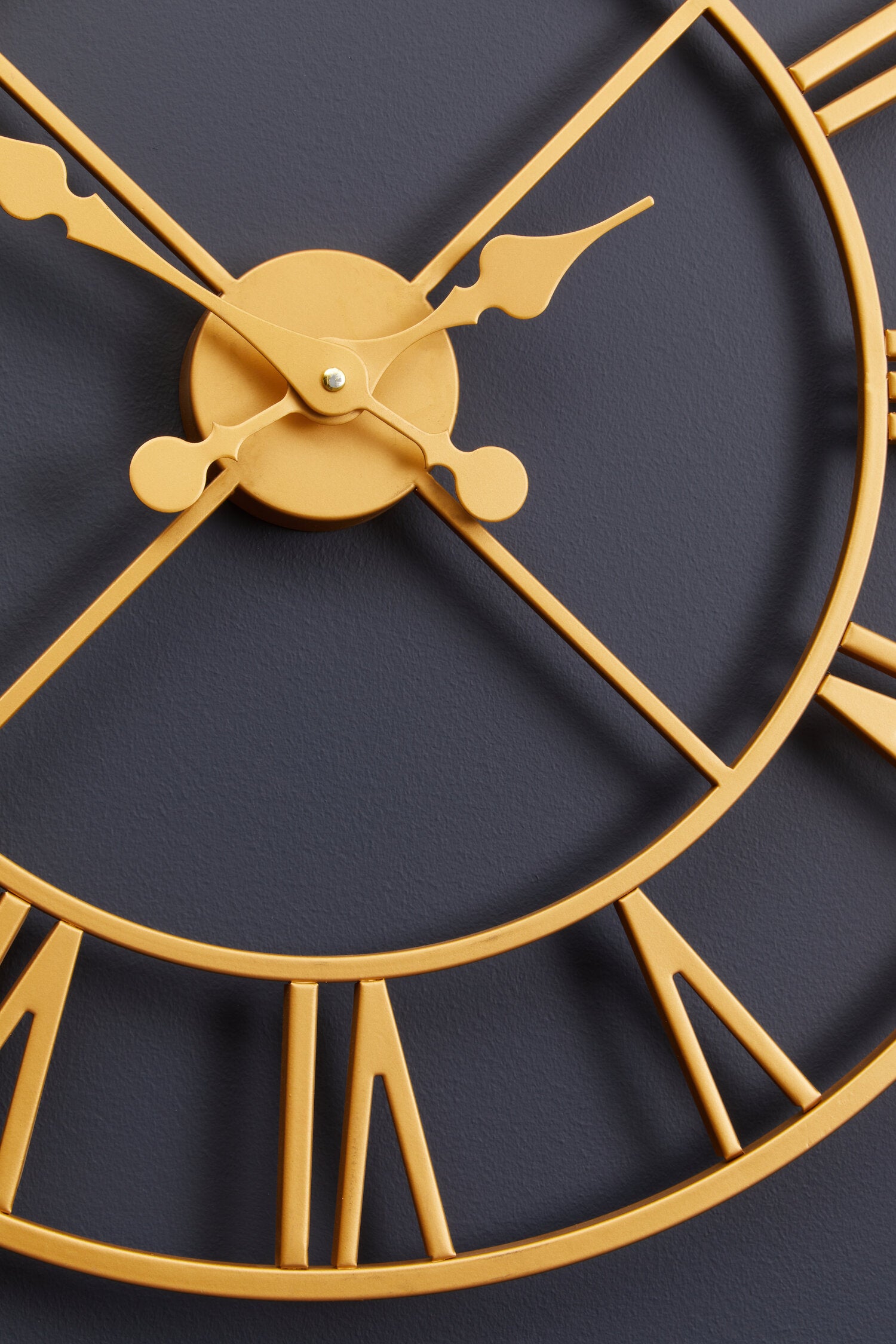 Vitus 56cm Dia Gold Finish Wall Clock
