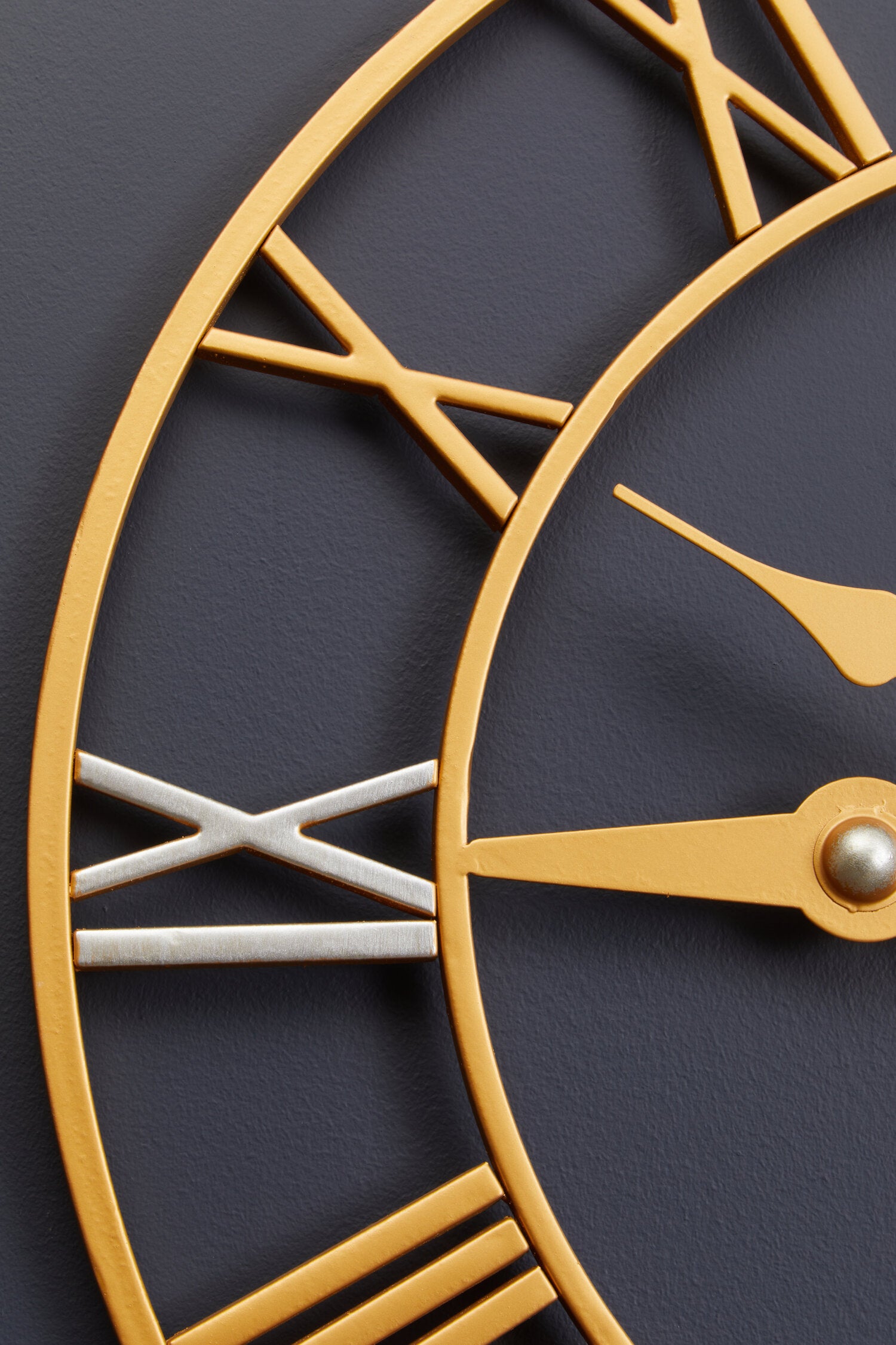 Vitus Gold and Silver Wall Clock