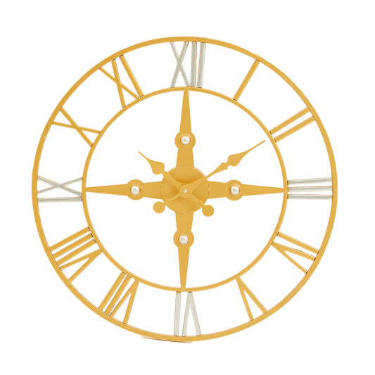 Vitus Gold and Silver Wall Clock