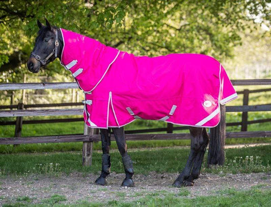 200g Detachable Neck Turnout Rug - Pink | Luxury Home Accessories | Heulog Glow