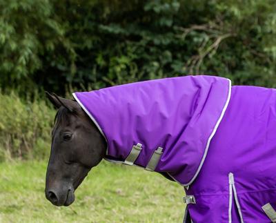 200g Turnout Rug Neck Cover - Purple | Luxury Home Accessories | Heulog Glow