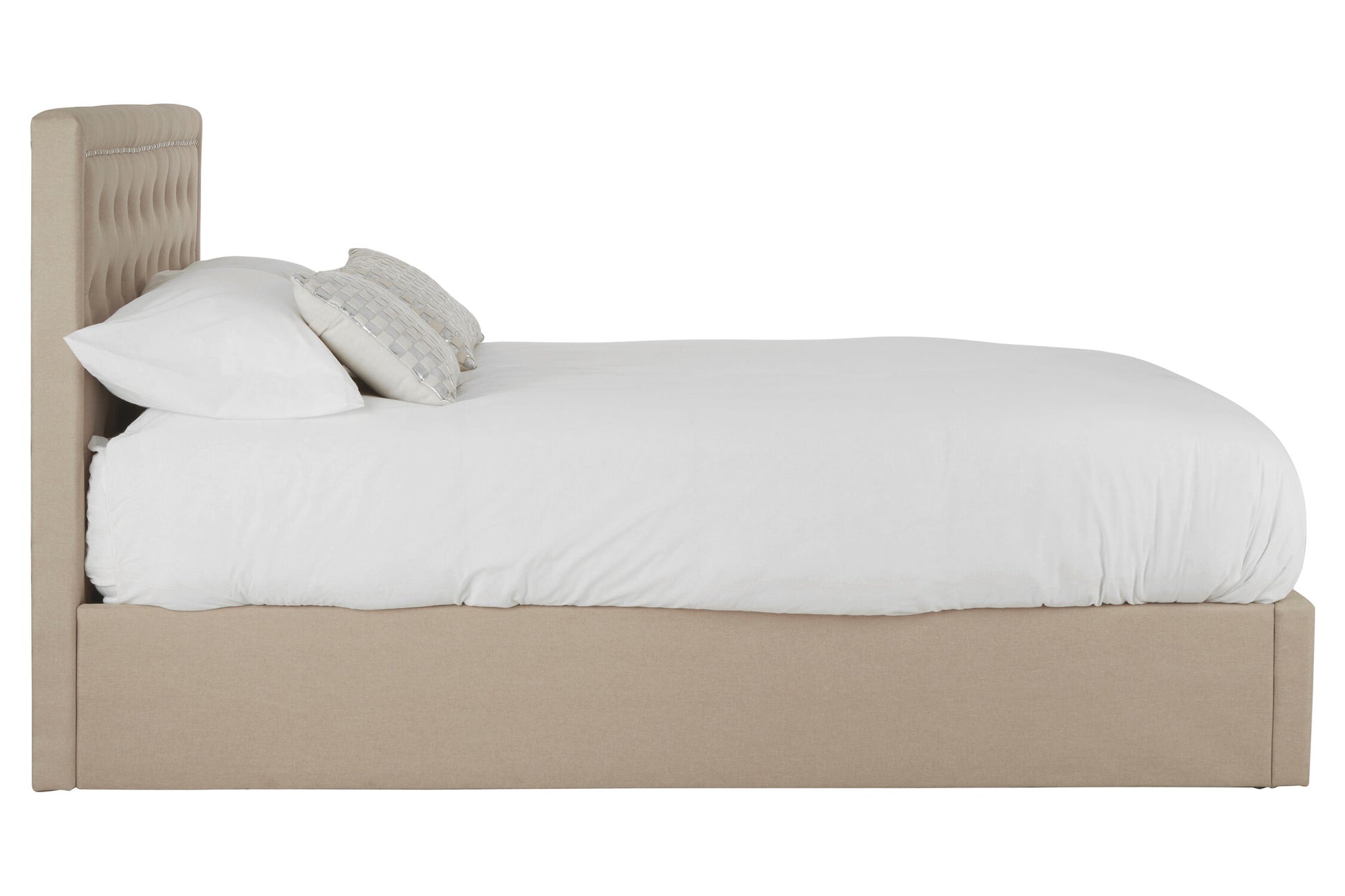 Hannah Beige Ottoman Double Bed