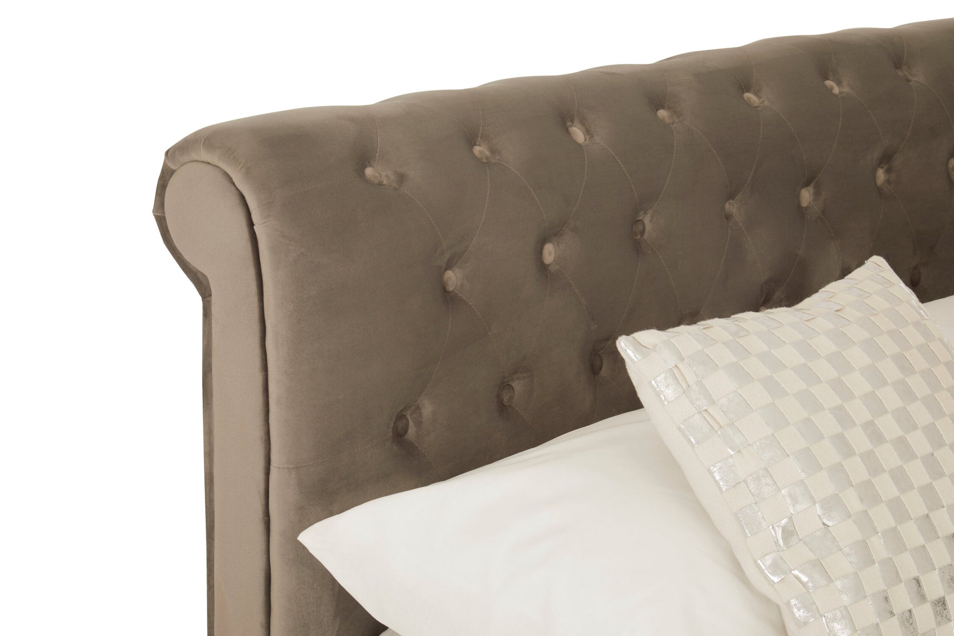 Orlando Grey Ottoman Double Bed