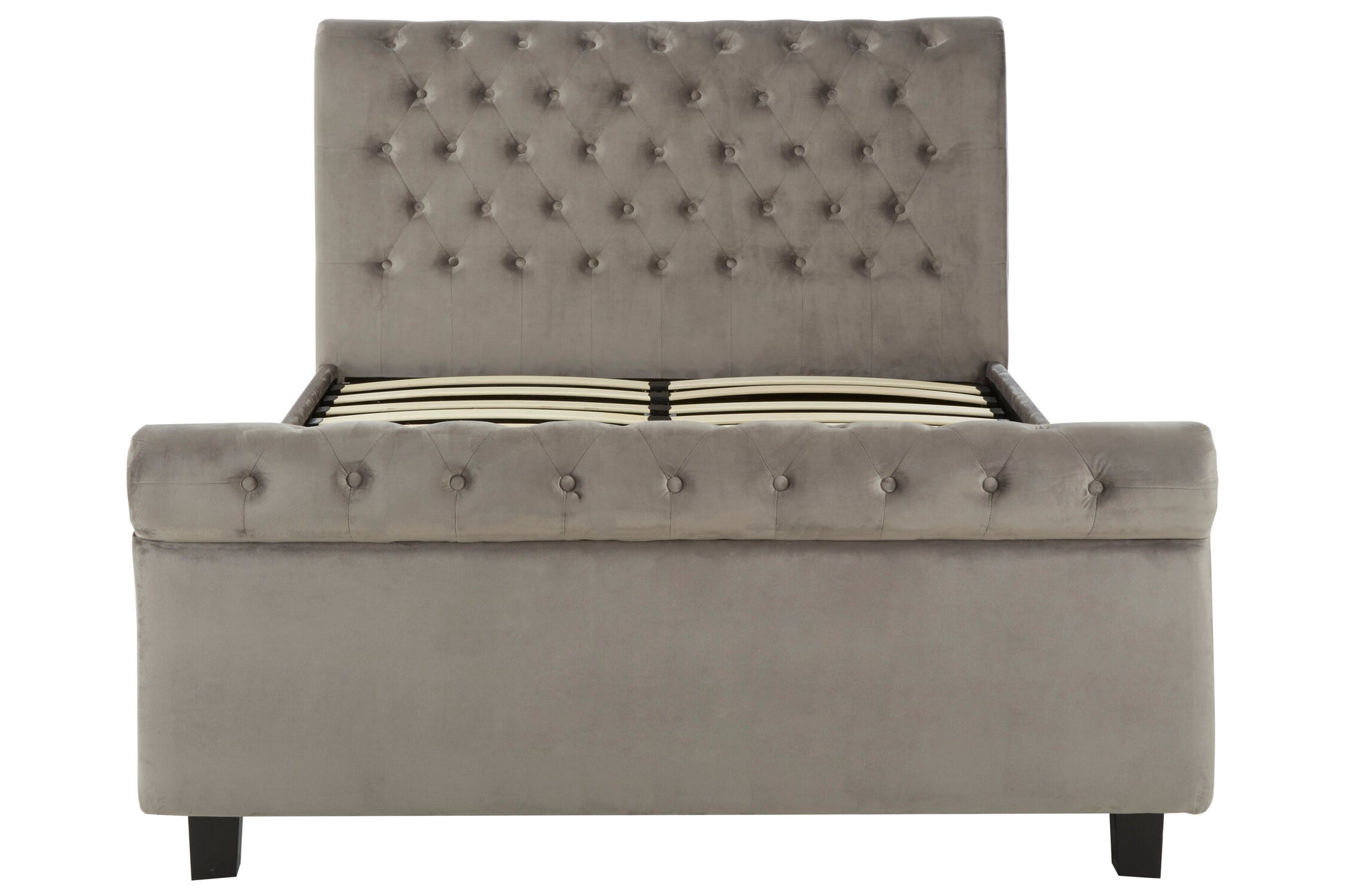 Orlando Grey Ottoman King Bed
