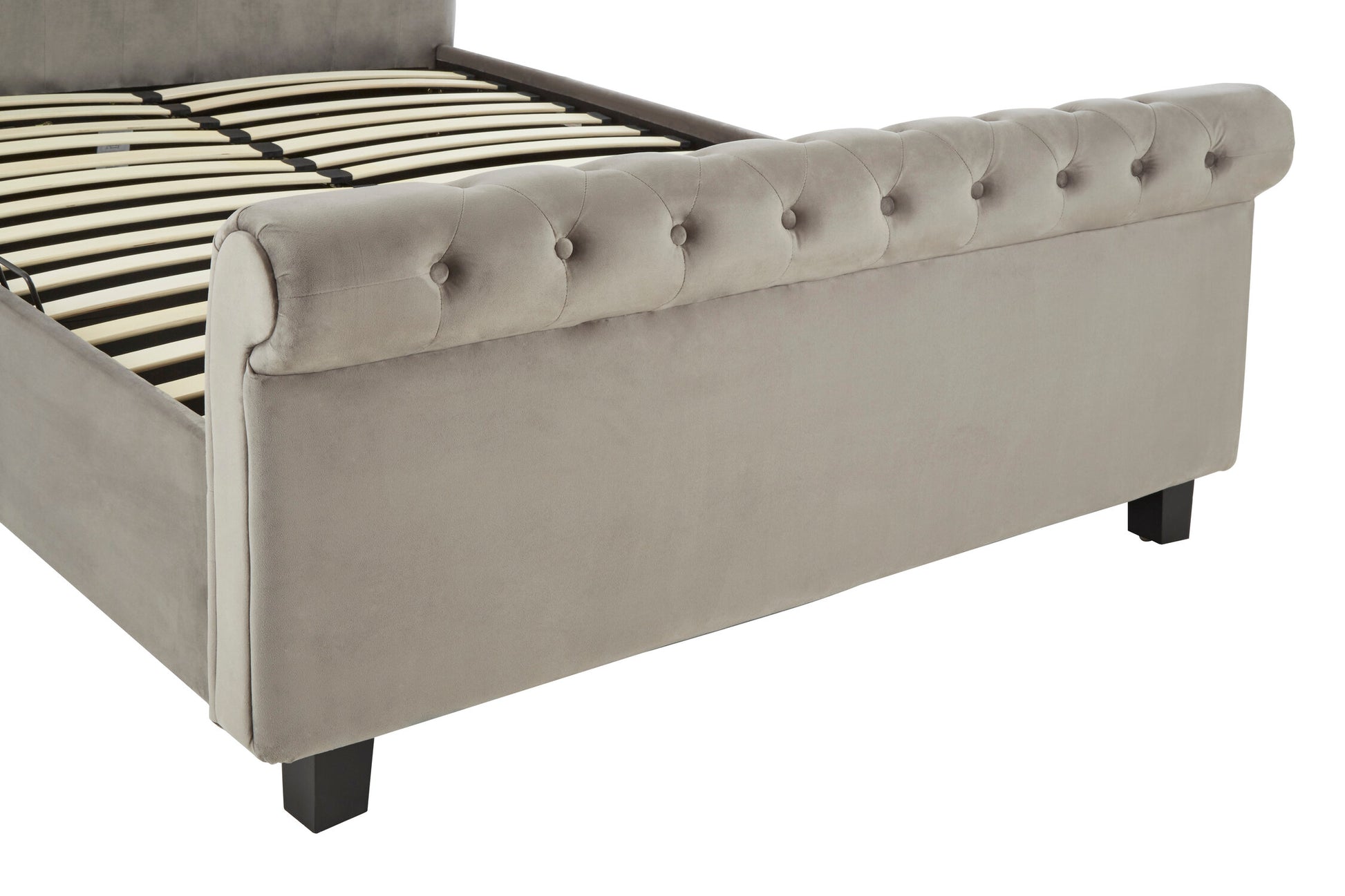 Orlando Grey Ottoman King Bed