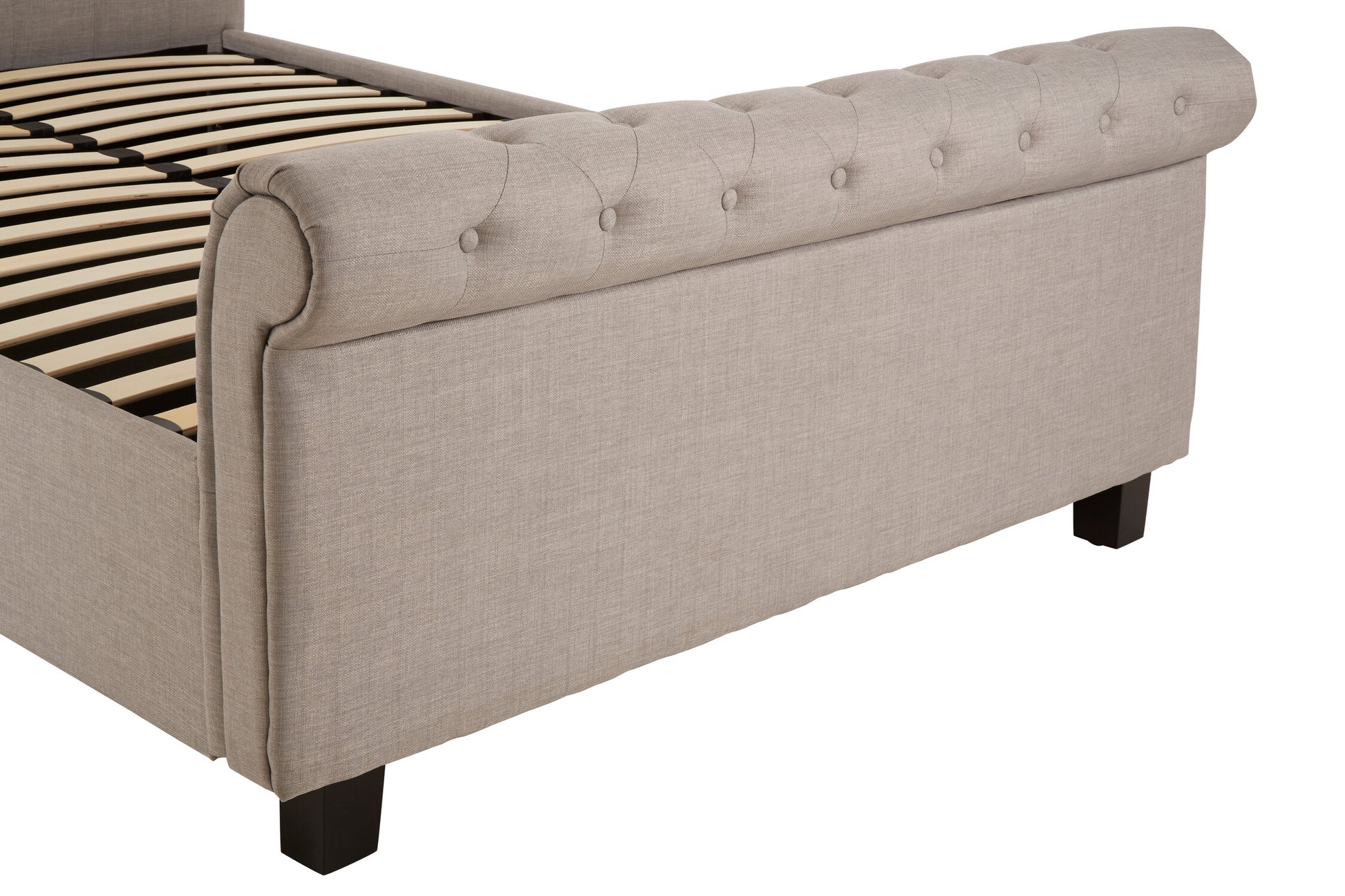 Orlando Light Grey Ottoman King Bed