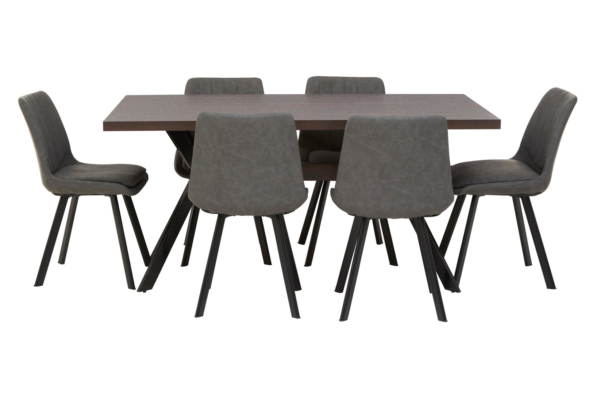 Westford Rectangle Dining Table with 6 Chairs Set