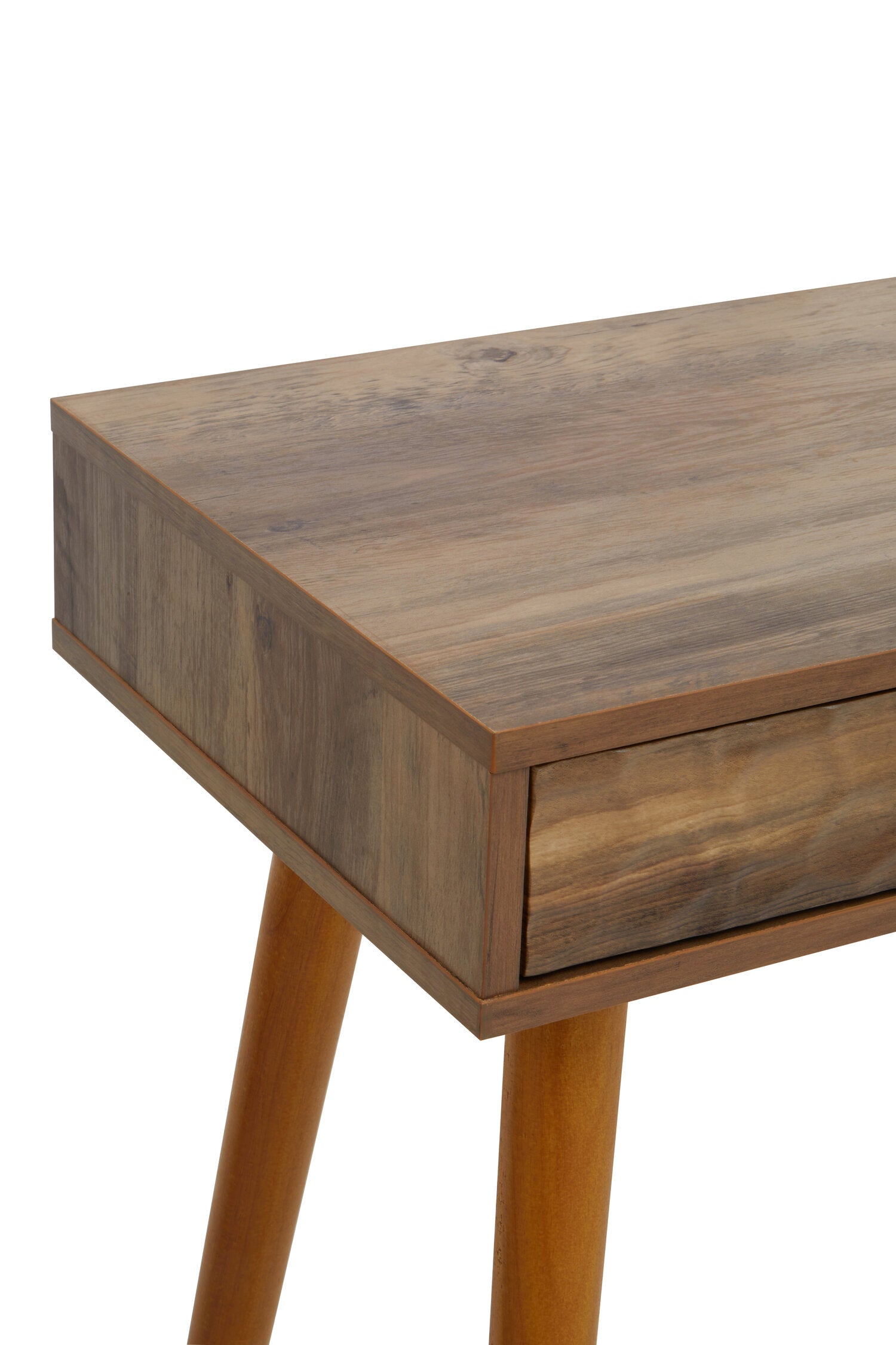 Frida Wood Veneer Console Table with 2 Drawers